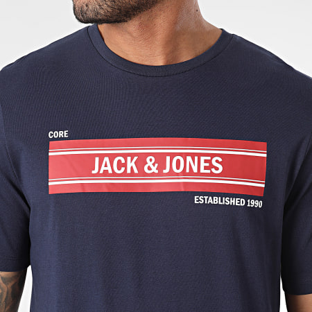 Jack And Jones - Maglietta Oblong Navy