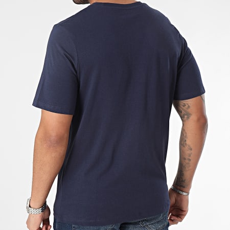 Jack And Jones - Camiseta oblonga azul marino