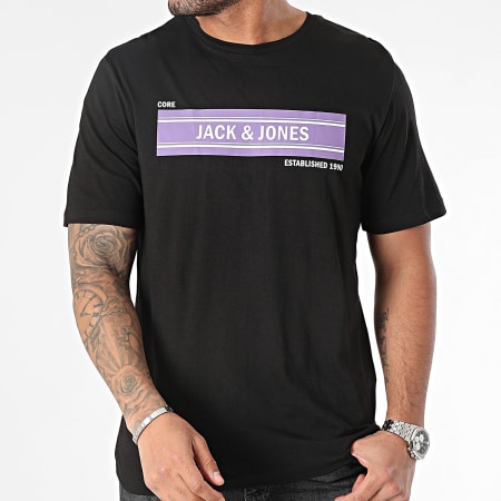 Jack And Jones - Camiseta oblonga negra