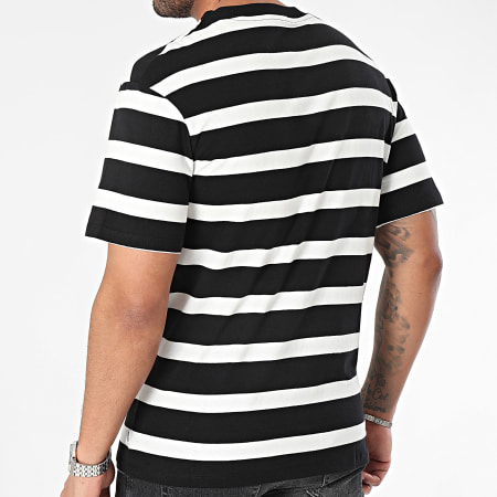 Jack And Jones - Camiseta Kart Stripe Negro Blanco