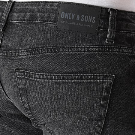 Only And Sons - Jeans neri a telaio sottile