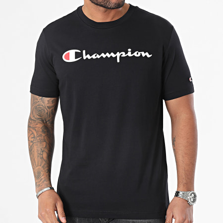 Champion - T-shirt girocollo 219831 Nero