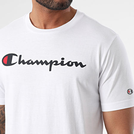 Champion - Tee Shirt Col Rond 219831 Blanc