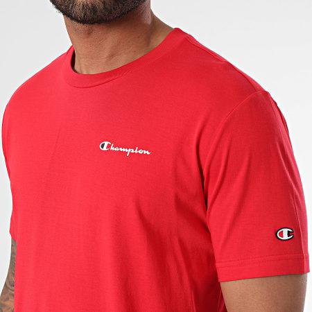 Champion - Tee Shirt Col Rond 219838 Rouge