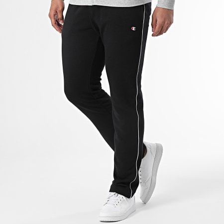 Champion - Set di pantaloni da jogging e felpa con zip 219942 nero grigio erica