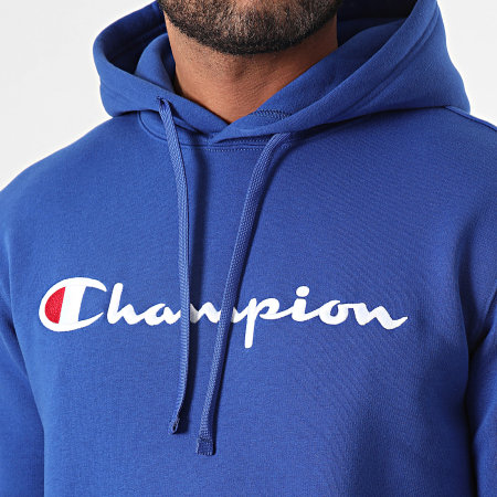 Champion - Felpa con cappuccio 219985 blu reale