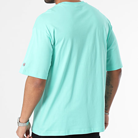 Champion - Camiseta cuello redondo 219847 Azul turquesa