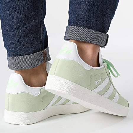 Adidas Originals - Sneakers Gazelle Donna IE0442 Semi Green Spark S24 Cloud White
