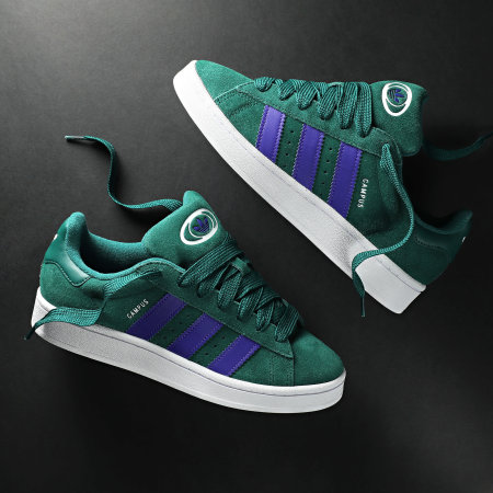 Adidas Originals - Baskets Campus 00s ID3170 Core Green Footwear White Energy Ink
