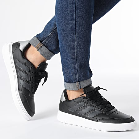 Adidas Sportswear - Sneakers Courtblock Donna IF6492 Core Black Carbon Silver Metallic