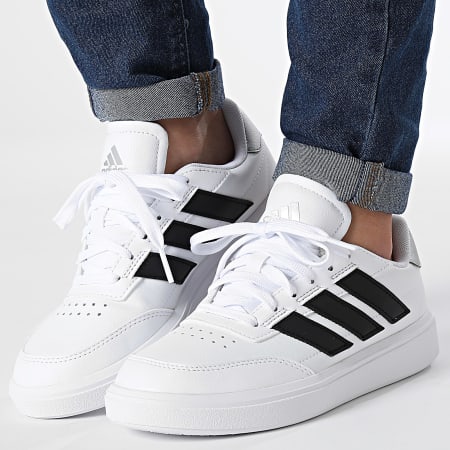 Adidas Sportswear - Courtblock Sneakers donna IF6493 Footwear White Core Black Silver Metallic