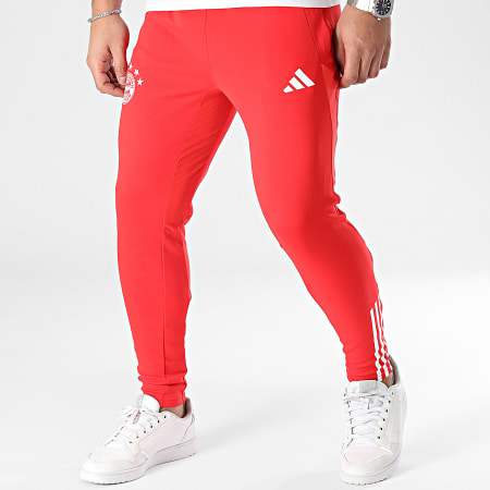 Adidas Performance - Pantalones de chándal del Bayern de Múnich IQ0605 Rojo