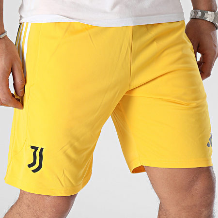 Adidas Sportswear - Short Jogging A Bandes Juventus IQ0870 Jaune