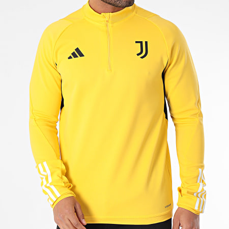 Adidas Sportswear - Maglia a maniche lunghe a righe gialle della Juventus IQ0873