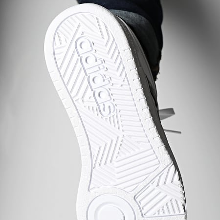 Adidas Sportswear - Sneakers Hoops 3.0 ID1113 Calzature Bianco Oliva Strata Grigio Due