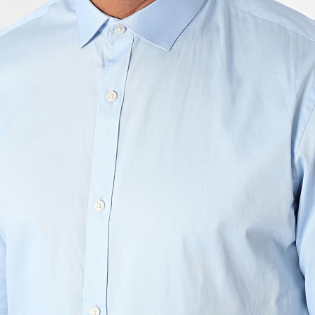 Jack And Jones - Camisa de manga larga azul claro Cardiff