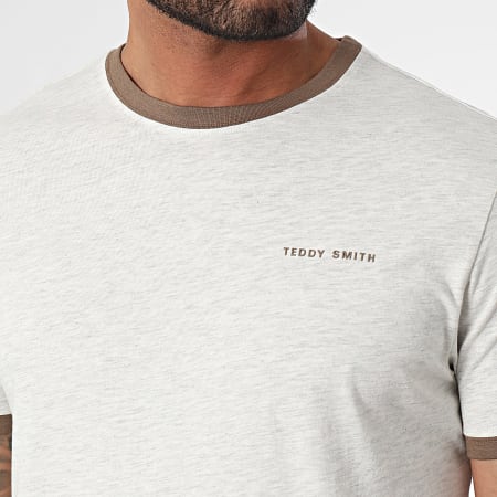Teddy Smith - Maglietta con scollo rotondo 11016811D Grigio chiaro