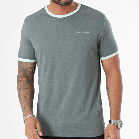 Teddy Smith - T-shirt 11016811D Khaki Groen Gemêleerd