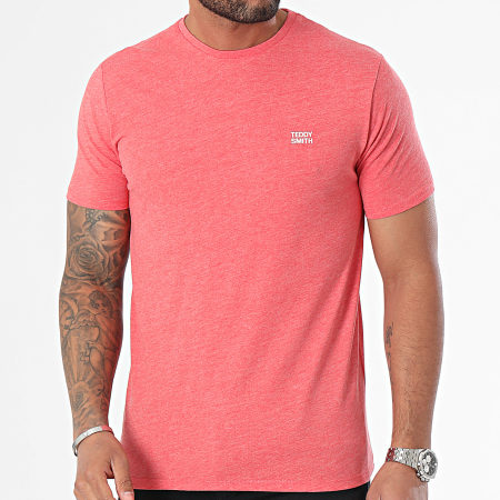 Teddy Smith - Tee Shirt 11016931D Rouge Chiné