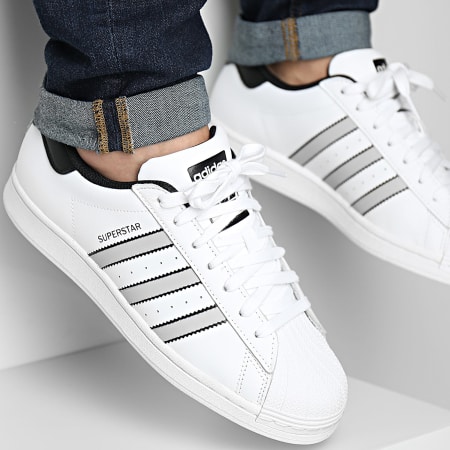 Adidas Originals - Zapatillas Superstar IG4319 Calzado Blanco Gris Dos Core Negro