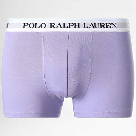 Polo Ralph Lauren - Juego De 3 Boxers Lila Azul Claro