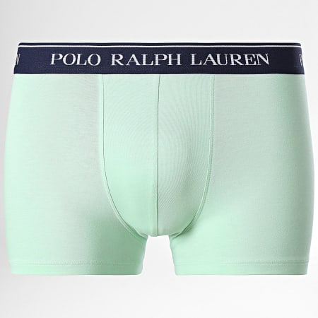 Polo Ralph Lauren - Confezione da 5 boxer beige, blu, verde, viola e blu navy