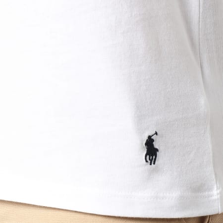 Polo Ralph Lauren - Lot De 3 Tee Shirts Original Player Blanc Gris Chiné Noir