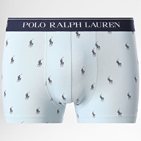 Polo Ralph Lauren - Lot De 3 Boxers Bleu Bleu Clair Bleu Marine