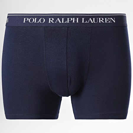 Polo Ralph Lauren - Lot De 3 Boxers Bleu Beige Bleu Marine