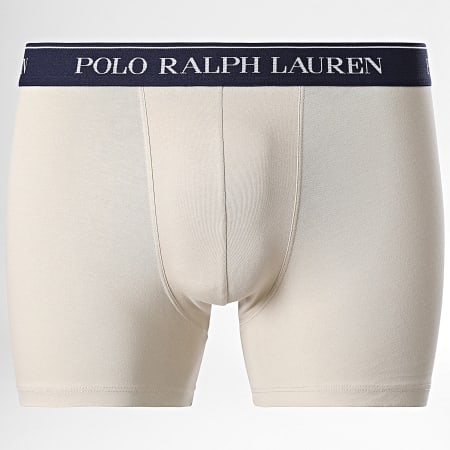 Polo Ralph Lauren - Set di 3 boxer blu-beige-marino