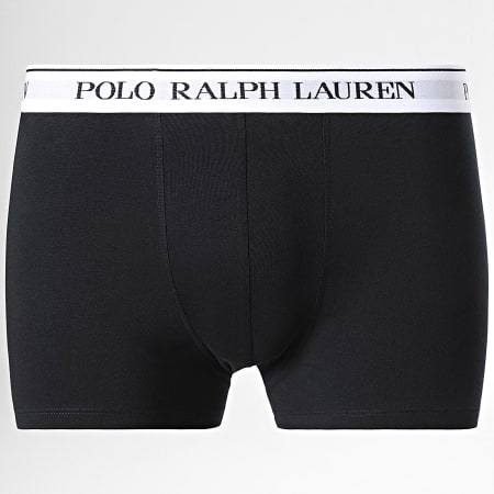 Polo Ralph Lauren - Lot De 5 Boxers Blanc Gris Chiné Noir