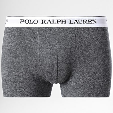 Polo Ralph Lauren - Set di 5 boxer bianchi grigio erica neri