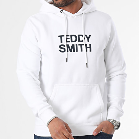 Teddy Smith Sweat Capuche Siclass 10816368D Blanc