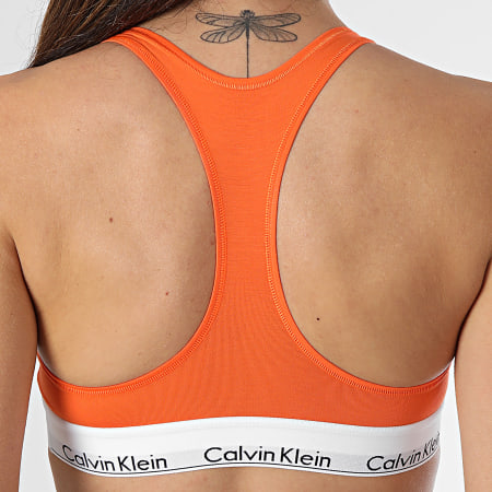Calvin Klein - Sujetador sin forro F3785E Naranja