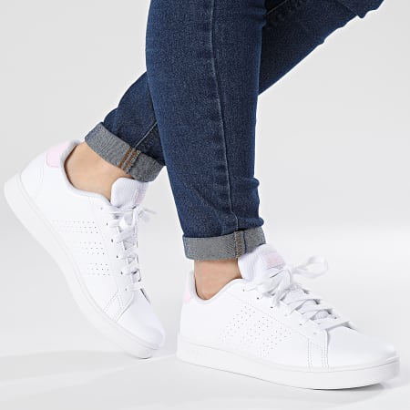 Adidas Sportswear - Baskets Femme Advantage IG4255 Cloud White Clear Pink