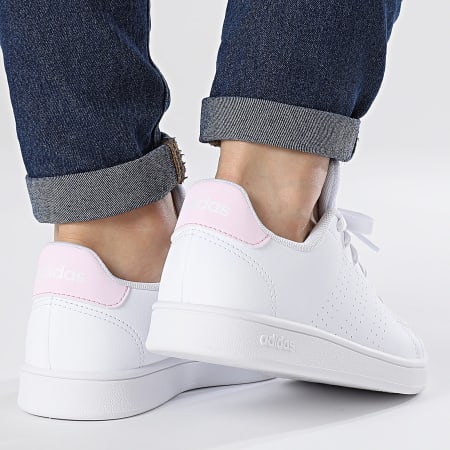 Adidas Sportswear - Baskets Femme Advantage IG4255 Cloud White Clear Pink