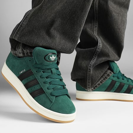 Adidas Originals - Zapatillas Campus 00s IF8763 Core Green Core Black Off White