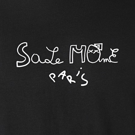 Sale Môme Paris - Camiseta New School Negra Blanca