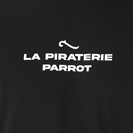 La Piraterie - Tee Shirt Manches Longues Parrot Edition Back Noir