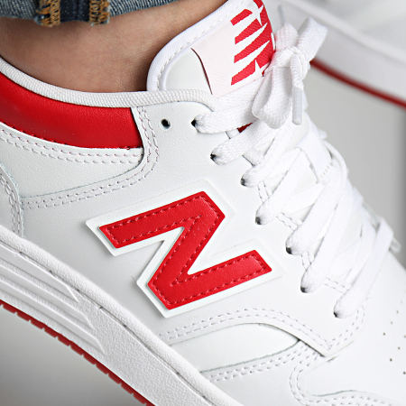 New Balance - Sneakers 480 BB480LTR Bianco Rosso