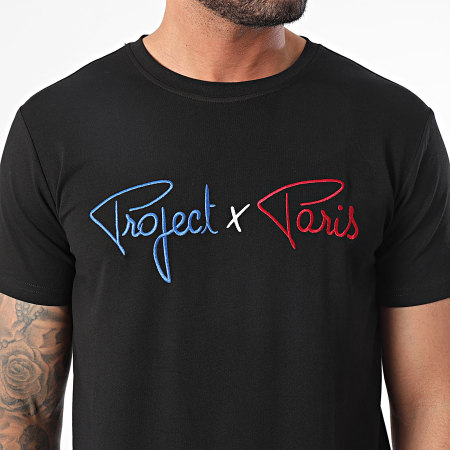 Project X Paris - Tee Shirt Col Rond 2410101 Noir