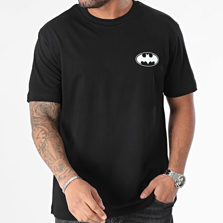 DC Comics - Maglietta oversize con logo Batman nero