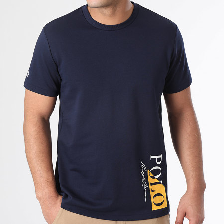 Polo Ralph Lauren Signature Tee Shirt Navy Blue Ryses
