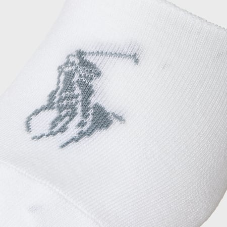 Polo Ralph Lauren - Set di 3 paia di calzini neri, grigi e bianchi per grandi giocatori