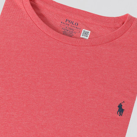 Polo Ralph Lauren - Tee Shirt Original Player Rose Chiné