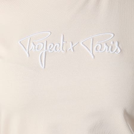 Project X Paris - Tee Shirt Femme F221121 Beige
