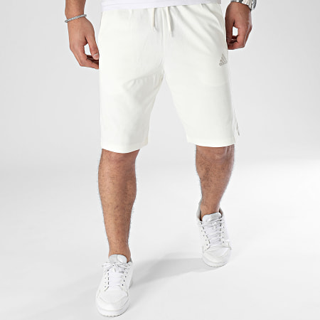 Adidas Sportswear - Pantaloncini da jogging 3 Stripes IS1387 Beige