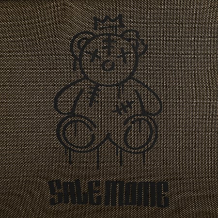 Sale Môme Paris - Borsa Teddy Bear King Verde Khaki Nero