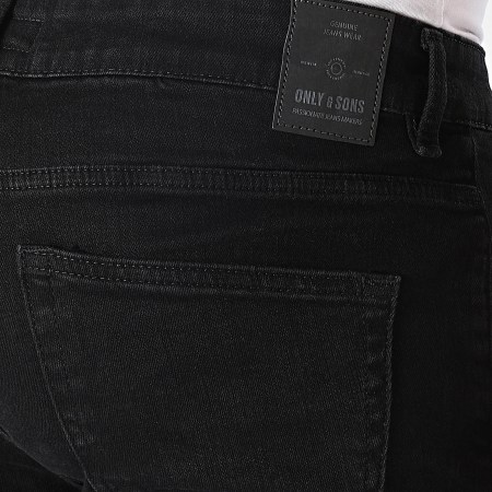 Only And Sons - Jean Skinny Warp Life Noir
