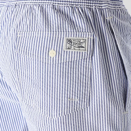Polo Ralph Lauren - Pantaloncini da bagno Traveller Bianco Navy